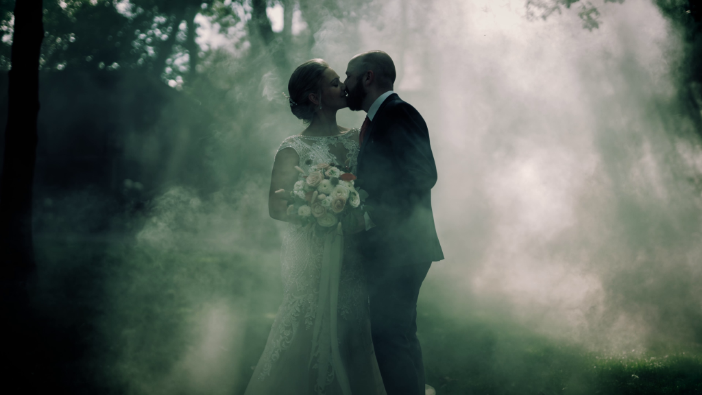 Cinematic footage captured on cinema camera with a full-frame sensor