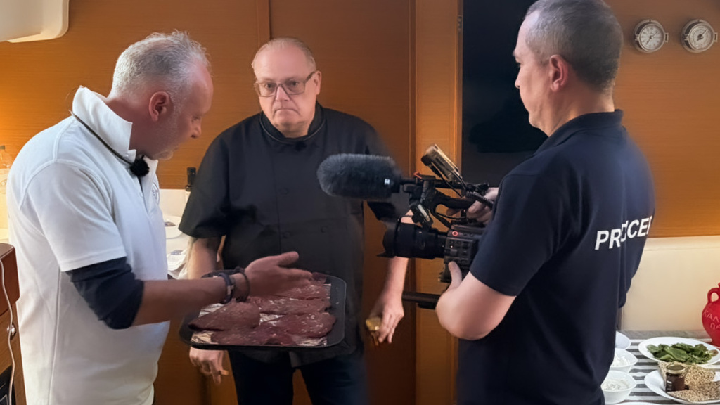Sony FX6 and operator for hire - filming on a yacht