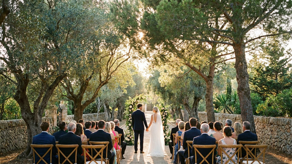 menorca_wedding_ceremony_outdoors_tree_lined